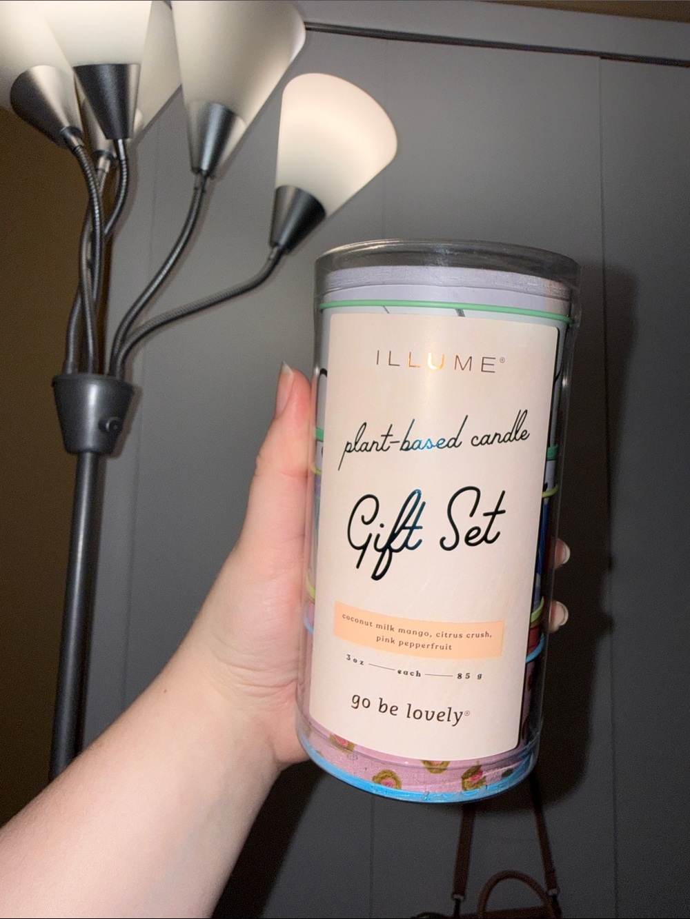 ILLUME Pink Plant-Based Candle Gift Set